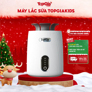 Máy lắc sữa tự động Topgiakids (M6-01) máy lắc bình sữa thơm ngon không vón không bọt tiết kiệm thời gian sạc USB type C tự động