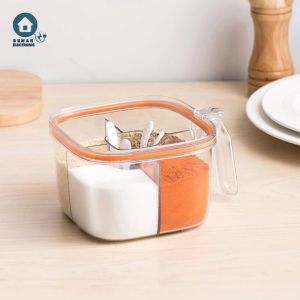 Storage Tempat Penyimpanan Bumbu Dapur 4 Sekat