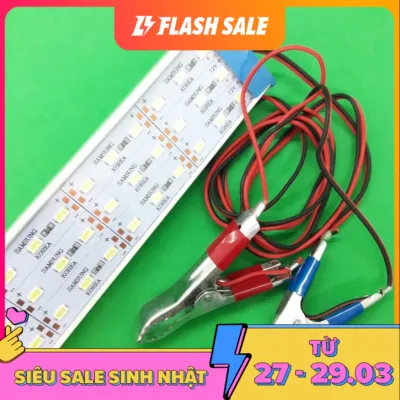 ĐÈN LED SIÊU SÁNG XÀI NGUỒN 12V HOẶC KẸP BÌNH 12V - Điện Việt