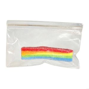 SHEBE668 Food Shape Rainbow Candy Squeeze Toy Slow Rebound Hand Relax Rainbow Strip Fidget Toys Children Kneading Sensory Fidget Toy Kids Adults