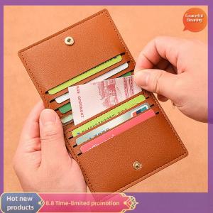 Graceful 1Pc Card Bag And Compact Bank ID Card Case Drivers License Wallet Simple And Anti Demagnetization Card Holder