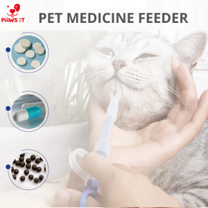 Paws It Dog Cat Puppy Medicine Dispenser Feeding kit
