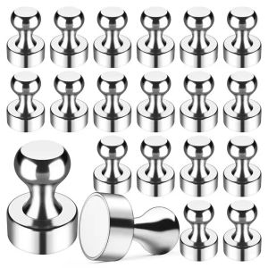 10Pcs Super Strong Neodymium Magnetic Thumbtack Pushpins Sucker Magnet Fridge Whiteboard Magnet Hook Office School Push Pin