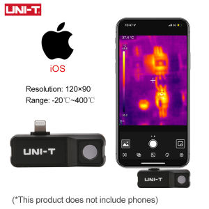 UNI-T Thermal Camera For Phone UTI120 Mobile UTI120MS Thermographic Camera IOS Android Thermal Imager Thermal Imaging Camera Floor Heat Detection
