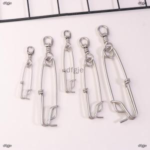 [COD] dfgje 1 cái vòng thép không gỉ Kẹp câu cá ngừ với đầu nối vòng xoay cho spearfishing phụ kiện câu cá dài