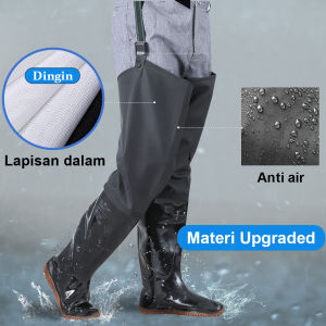 Sepatu Boot Sawah Anti Keong Karet Panjang Anti Air Pria Bernapas Petani Bahan Baru