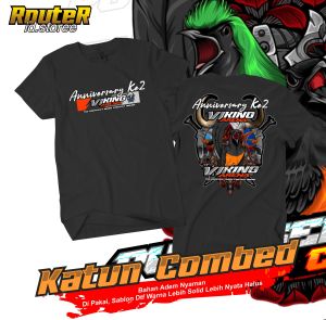 Kaos Kicau Mania VIKING ARENA anniversary ke 2 / T-Shirt Kaos Pria Wanita Burung Murai
