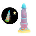 [ Hot Sale Items ] New Fluorescent Mixed Color Shaped Soft Plug for Women Products Glow-in-the-Dark Liquid Silicone Shipped from China k1. 