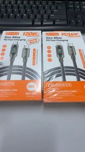 Local Delivery🚚abodos PD Fast Charging Cable 120W Type C to Type C 36W Type C to Lightning Digital Display Zinc Alloy 1M