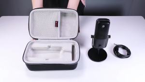 XANAD EVA Hard Case for Elgato Wave 3/1 Condenser Microphone Carrying Storage Bag