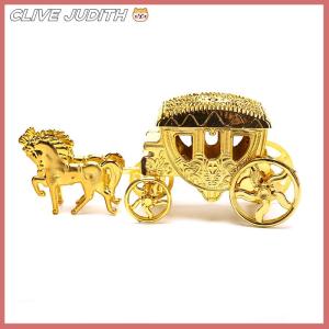 CISWGE HONG Yilu Creative European Royal Carriage Exquisite Candy Storage Box Cute Home Dector