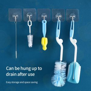 Bottle Brush 5 in 1 Bottle Cleaner Cleaning Brush Set