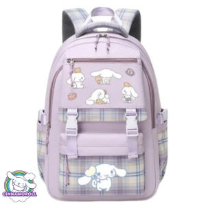 Tas Sekolah Anak Perempuan SD SMP SMA Karakter Kartun CINNAMOROLL Tas Punggung Wanita Fashion Remaja