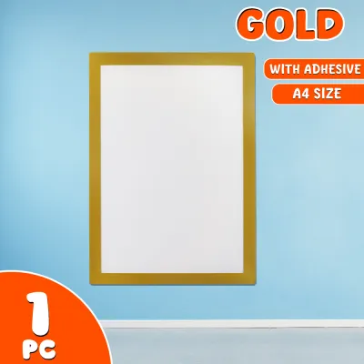 FCI Magnetic A4 Album Frame 3 COLORS( BLACK GOLD & GRAY) Easy to Use Durable Materials & Stylish Multipurpose for Home Deco/ Certificates