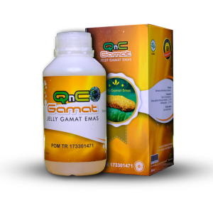 QnC Jelly Gamat Emas 100% Asli Ekstrak Teripang Obat Multikhasiat 300ML BPOM - HALAL MUI