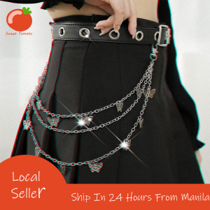 1 PCS New Punk Female Belt Trousers Chain Keychain Trendy Hip Hop Hook Jewelry Belt Collocation Fashion Accessories