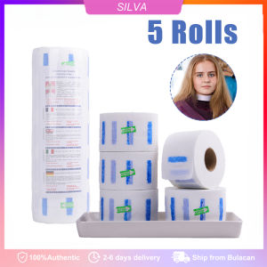 5 Rolls Professional Barber Disposable Neck Tissue Stationary Neck Paper Hair Cutting Bib Paper