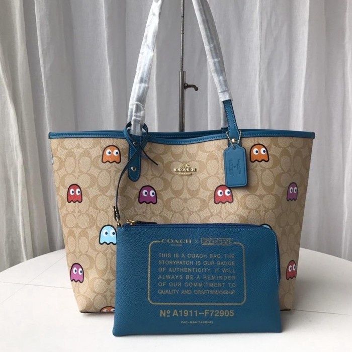 Coach pac man tote best sale