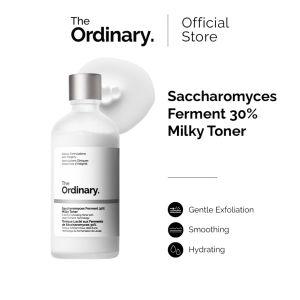 The Ordinary Saccharomyces Ferment 30% Milky Toner 100ml | Gentle Fermented Exfoliating Toner | Hydrates & Smooths for Sensitive Skin