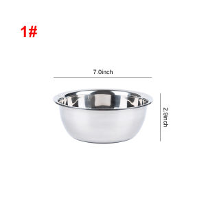 Stainless Steel Mixing Bowls Salad Bowl Basin Cooking Food Bowl Kitchenware Kitchen Utensils Baking Tools Accessories