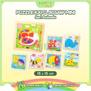 Puzzle Kayu Mini Animals