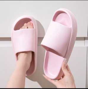 Sandal Selop Polos Karet Anti Licin untuk Wanita Sandal Rumah/kamar mandi Sendal Slide Jelly