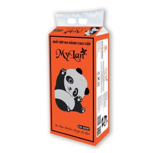 Khăn Giấy Lau Bếp Lau Tay Đa Năng MyLan 360/2 Lớp Giấy Dai Chắc Chắn 4 Gói/lốc