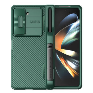 Nillkin เคสป้องกันกล้องเลื่อนสำหรับ Samsung Galaxy Z Fold 5 5 5G พร้อมที่วางปากกา S (ไม่รวมปากกา S) เคส Samsungzfold5