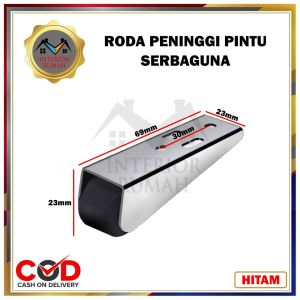 Roda Pintu Kendur Roda Pemandu Pintu Bawah Roda Serbaguna Tahan Haus (Isi 2 Pcs)