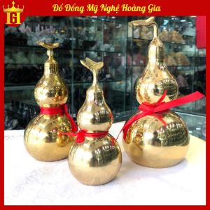 Hồ lô đồng trơn hồ lô phong thủy chiêu tài hút lộc