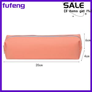 fufeng Sinh viên trường nguồn cung cấp công suất lớn PU da bút chì túi văn phòng phẩm chủ trường hợp lưu trữ hộp dây kéo bút chì Pouch