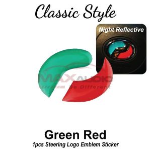 Car Emblem Sticker PERODUA ALZA 2009 - 2023 Front Rear Steering Night Reflective 3M 3D Epoxy Logo Alza Accessories Car Accessories Aksesori Kereta