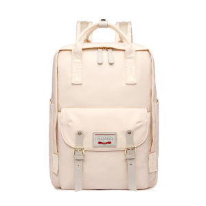 MINGKE Laptop Bag 13 14 15.6 Inch Backpack for Women Preppy Water Resistant Shockproof Casual Student