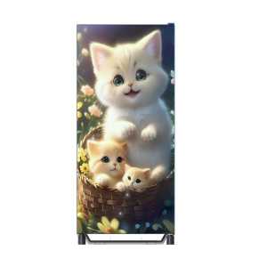 Stiker Kulkas 1 Pintu / Walpaper Stiker Kulkas / Ukuran 120 Cm X60 Cm/ Bagian Depanya / Cetak Sendiri  /  Bisa Request Motif ( COD ) Medinah Fashion