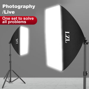 Lampu Studio Lighting Softbox Kit Light Lamp Bulb Mentol Terang Umbrella Tripod Shooting Soft Box 5500k Reflector Lights