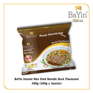 BaYin Instant Non-fried Noodle Duck Flavoured 100g x 5packs