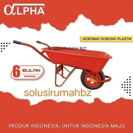 GEROBAK DORONG Bak pvc rakit COMPLETE SET HANDTRUK hand truk sorong ...