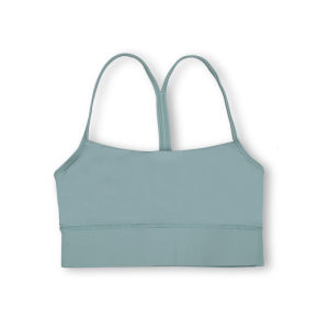 Same style as famous brands  Y Sports vest with a nude feel shockproof and supportive yoga top with a beautiful back design
