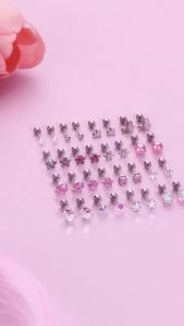 Jstyle 16 Pairs Hypoallergenic Earrings For Girls Women Surgical Steel Screwback Earrings for Sensitive Ears Cute Todder Earrings Kid Earrings Flat Back Stud Earrings