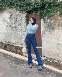 Celana cutbray higwaist lose celana cutbrey flere inport celana cutbray panjang wanita celana jeans cutbray