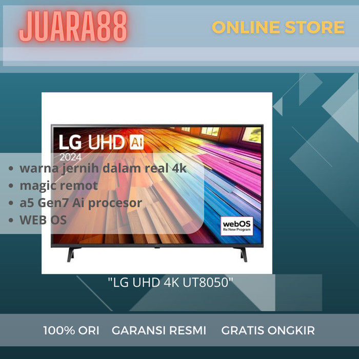 LG 50UT8050PSB LED SMART TV UHD 4K HDR10 PRO 50INCH 50UT8050 UT8050 ...