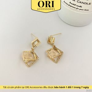 Khuyên tai hình học Egan sang trọng cao cấp ORI ACCESSORIES B016