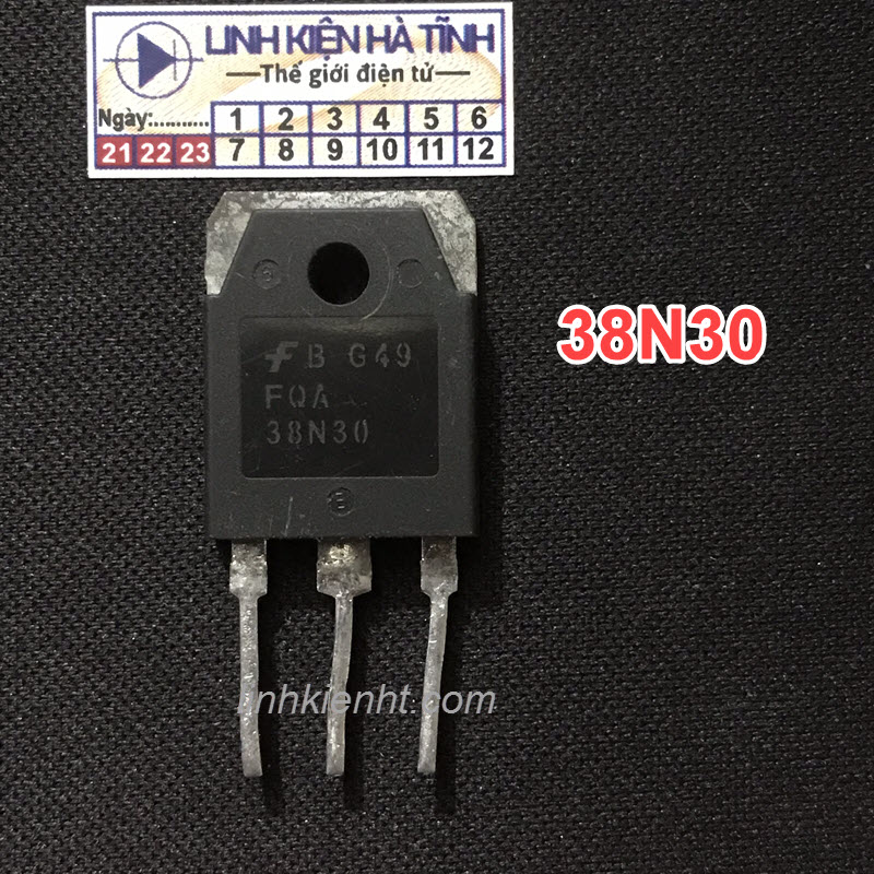 Linh kiện Mosfet FQA38N30 38N30 Kênh-N 38A 300V TO-3P chính hãng tháo máy -AF23