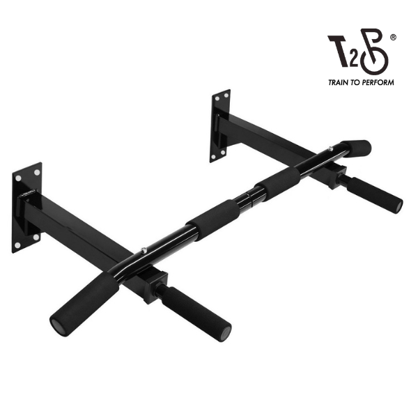 T2P Heavy Duty Multi Purpose Gym Pull Up Bar Wall Mount Easy