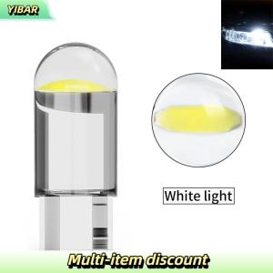 YIBAR W5W Led T10 Car Light COB Clear 6000K Auto Automobiles Motor License Plate Lamp Dome Light Reading DRL Bulb Style 12V