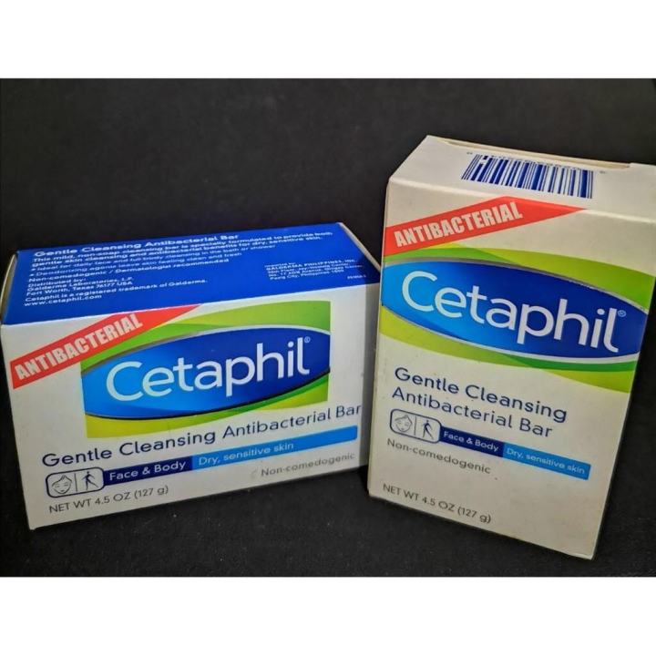 Cetaphil Gentle Cleansing Antibacterial Soap Bar ( 127g)