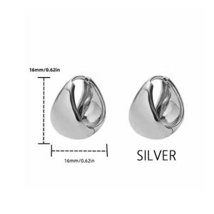 1 Pair Candy Color Round Acrylic Ear Clip Earrings for Women Fashion Simple Solid Color Cuff C-Shaped Earring Female Jewelry