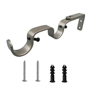 Iron Roman Shade 25mm Adjustable Rod Support For Window Drapery Installation In Living Room