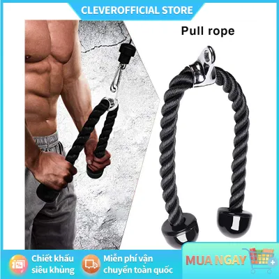 ⚡Miễn Phí Vận Chuyển⚡Dây Cáp Tricep Rope Bicep Hỗ Trợ Tập GYM Đầy Đủ Nhóm Cơ Tay Sau Tay Trước Lưng Xô