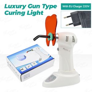 Dental 5 Seconds Wireless LED UV Curing Light Lamp With Large Battery High Intensity for Teeth Whitening Protection Braces